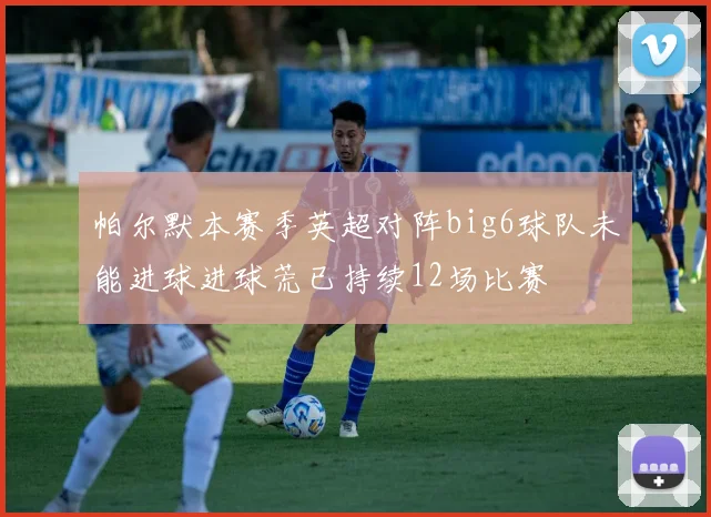 帕尔默本赛季英超对阵big6球队未能进球进球荒已持续12场比赛